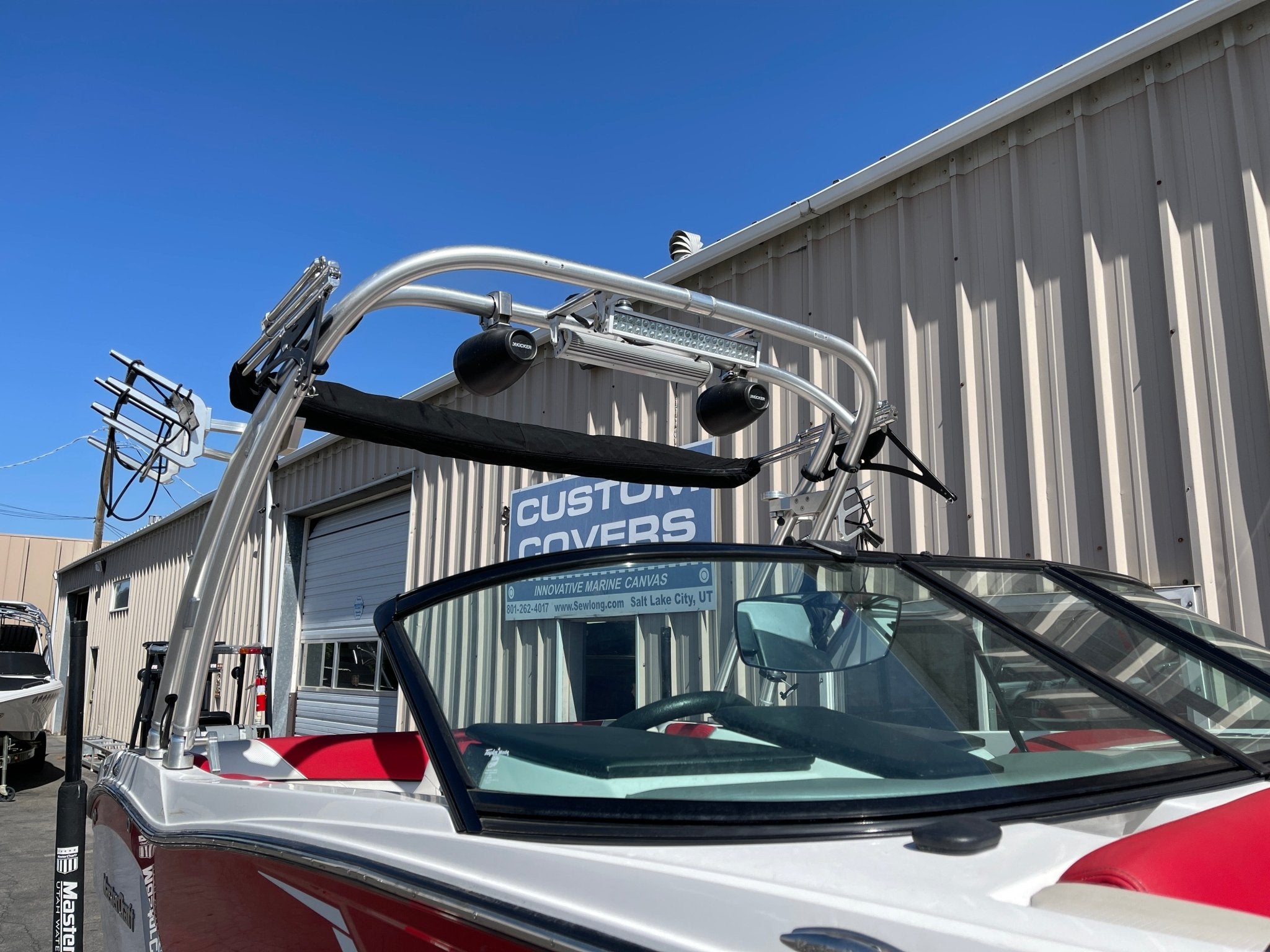 MasterCraft NXT Forward Arch Folding Canopy Top – BoardCo