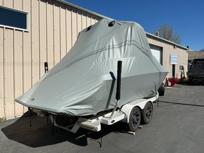 MasterCraft X15 with ZeroFlex X tower Double Up Storage Cover - BoardCo