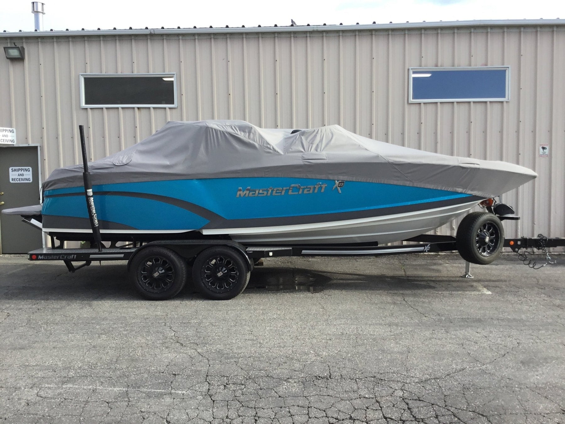MasterCraft X23 Zero Flex 4 Tower and factory bimini TD Ratchet Cover - BoardCo