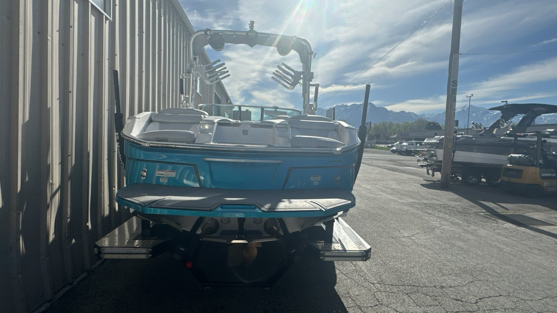 MasterCraft X23 Zero Flex 4 Tower and factory bimini TD Ratchet Cover - BoardCo