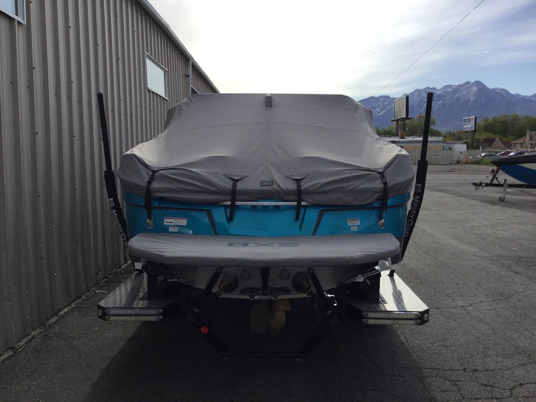 MasterCraft X23 Zero Flex 4 Tower and factory bimini TD Ratchet Cover - BoardCo
