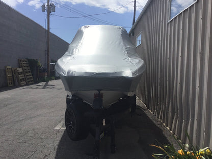 MasterCraft X24 with ZFT8 - ZFT10 tower and factory bimini Double Up Storage Cover - BoardCo