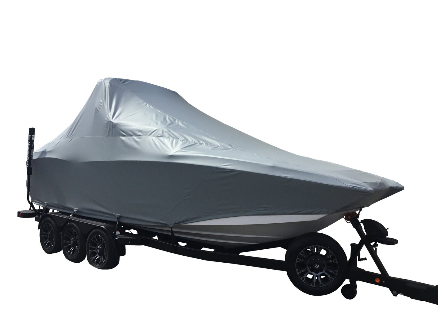 MasterCraft X24 with ZFT8 - ZFT10 tower and factory bimini Double Up Storage Cover - BoardCo