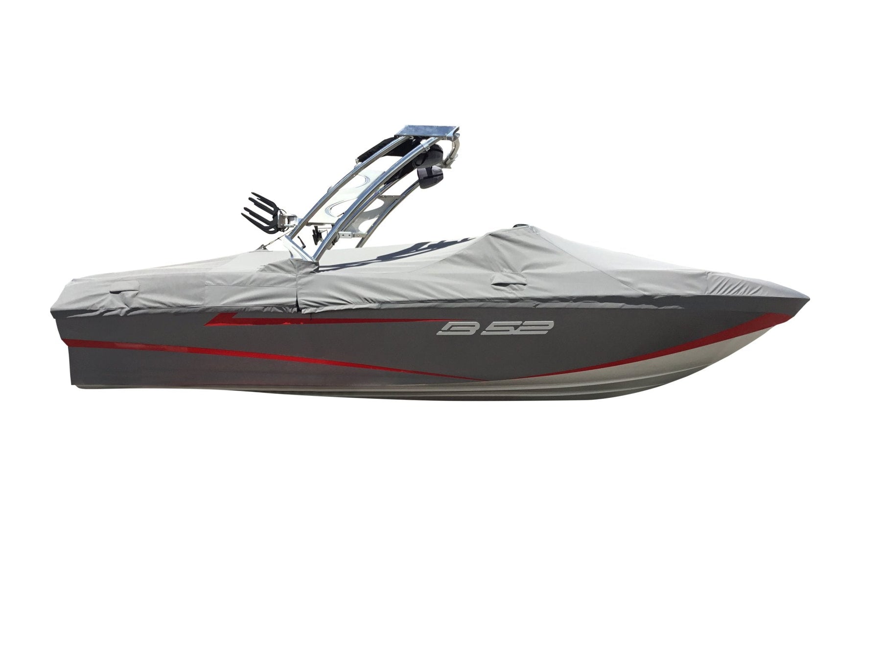 MB B52 23 with FWD Tubular arch tower Cinch Cover - BoardCo