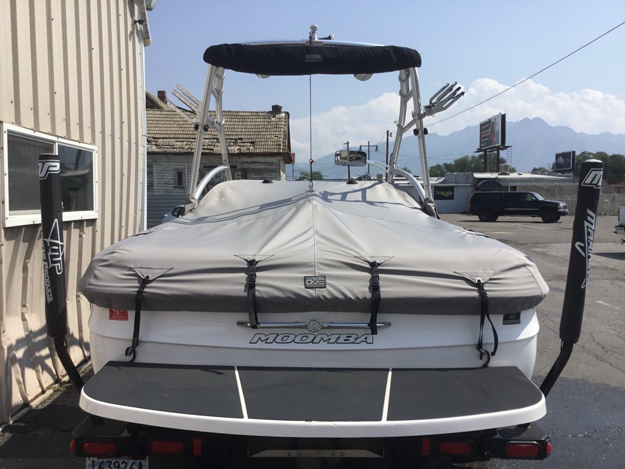 Moomba LSV Mobius with Rat - A - Cage Gen3 Tower Cinch Cover - BoardCo