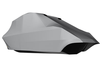 Nautique S23 with Telescoping and Factory Bimini Double Up Storage Cover - BoardCo