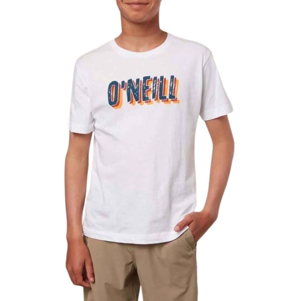 O'Neill Boy's Thrash Tee in White
