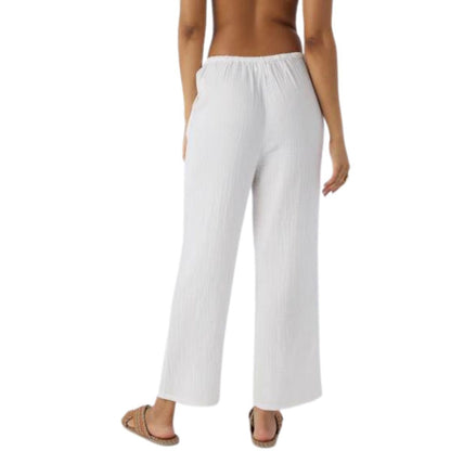 O'Neill Brenda Double Gauze Pants in White - BoardCo
