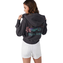 O'Neill Darcie Zip Hoody in Washed Black - BoardCo