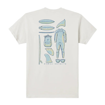 O'Neill Essentials Tee in Natural - BoardCo