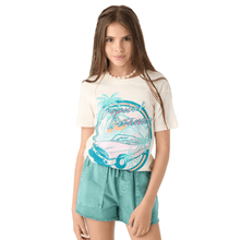 O'Neill Girls Tropical Getaway Tee in White - BoardCo