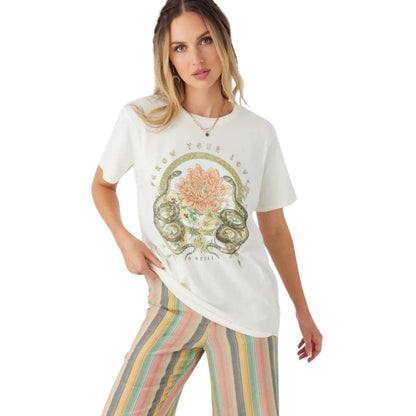 O'Neill Grow Love Tee in Winter White - BoardCo