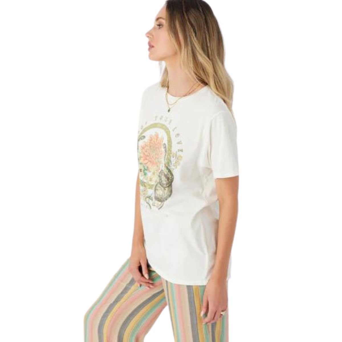 O'Neill Grow Love Tee in Winter White - BoardCo
