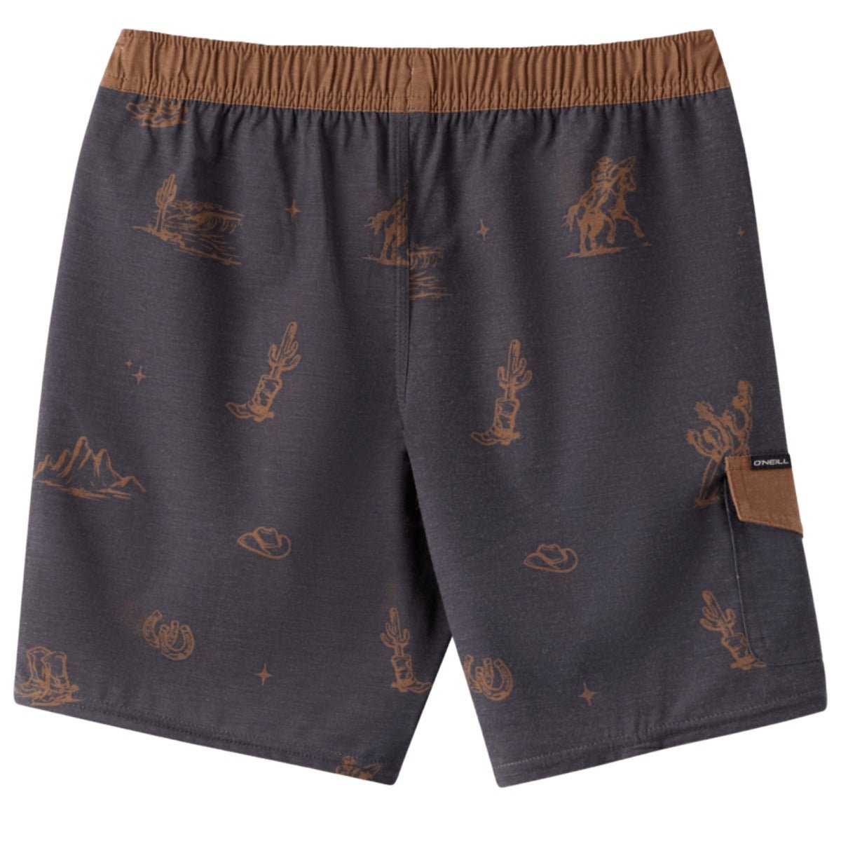 O'Neill Hermosa Retro 16" E - Waist Swim Trunks in Phantom - BoardCo