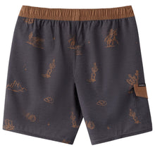 O'Neill Hermosa Retro 16" E - Waist Swim Trunks in Phantom - BoardCo