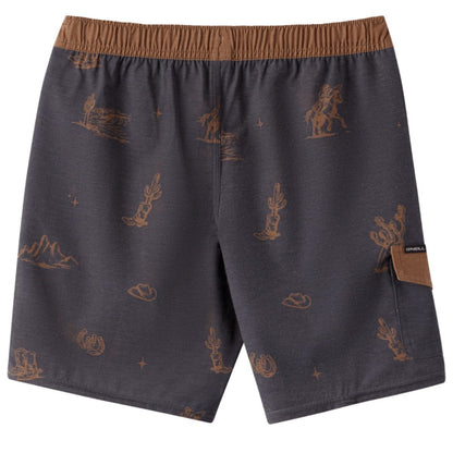 O'Neill Hermosa Retro 16" E - Waist Swim Trunks in Phantom - BoardCo