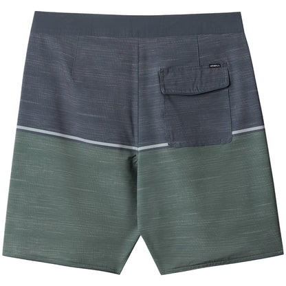O'Neill Hyperfreak Mysto Block Scallop 19" Boardshort in Dark Olive - BoardCo