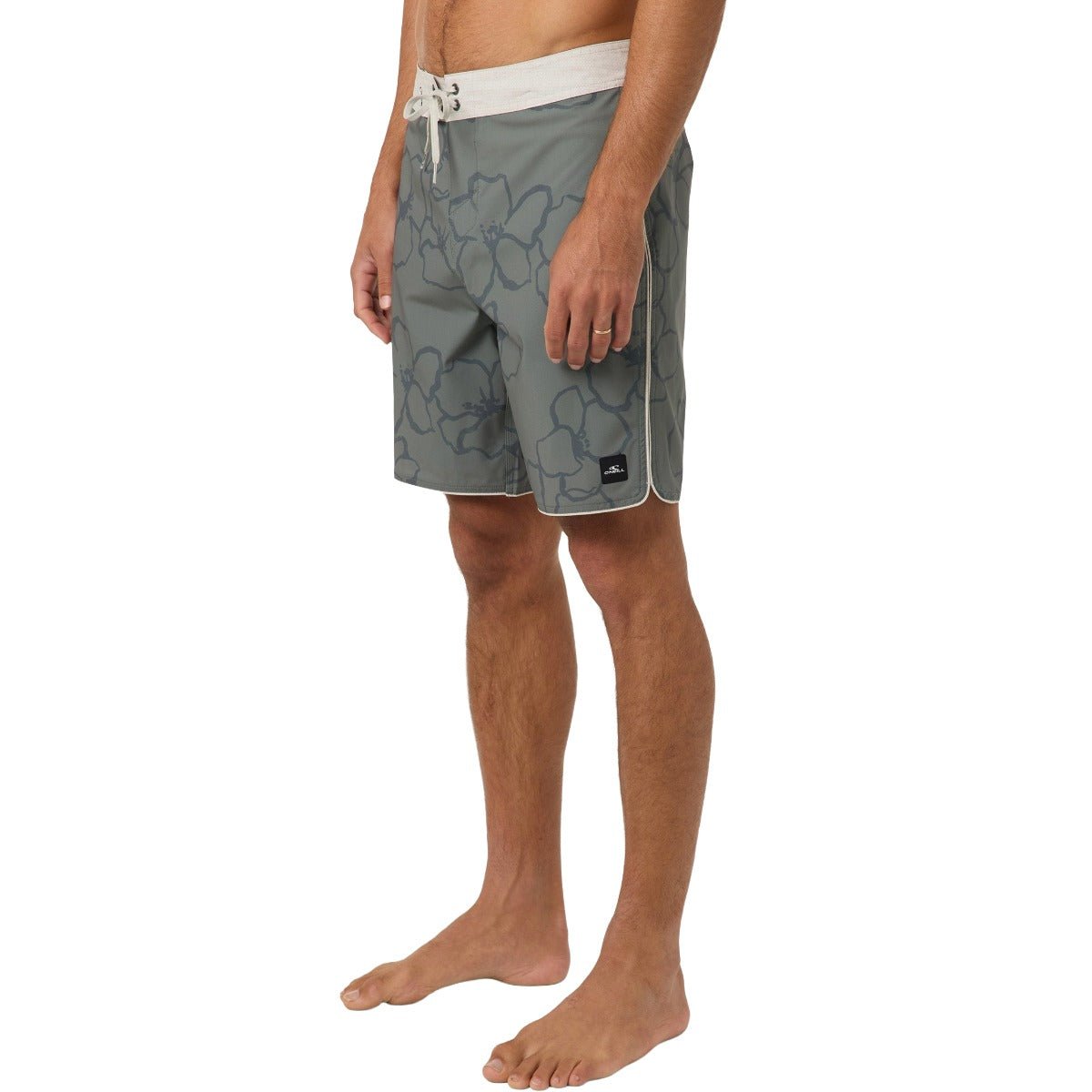 O'Neill Hyperfreak Mysto Scallop 19" Boardshorts in Mulled Basil - BoardCo
