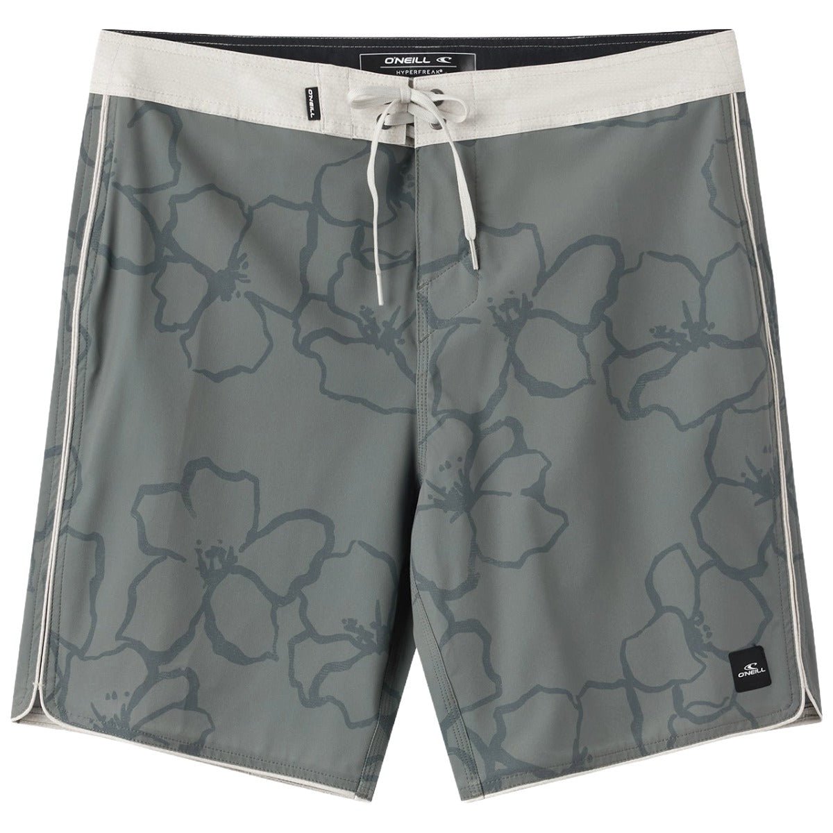 O'Neill Hyperfreak Mysto Scallop 19" Boardshorts in Mulled Basil - BoardCo