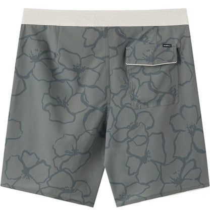 O'Neill Hyperfreak Mysto Scallop 19" Boardshorts in Mulled Basil - BoardCo