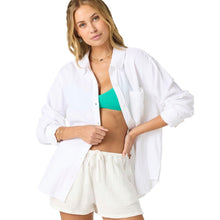 O'Neill Leni Relaxed Long Sleeve Top in White - BoardCo