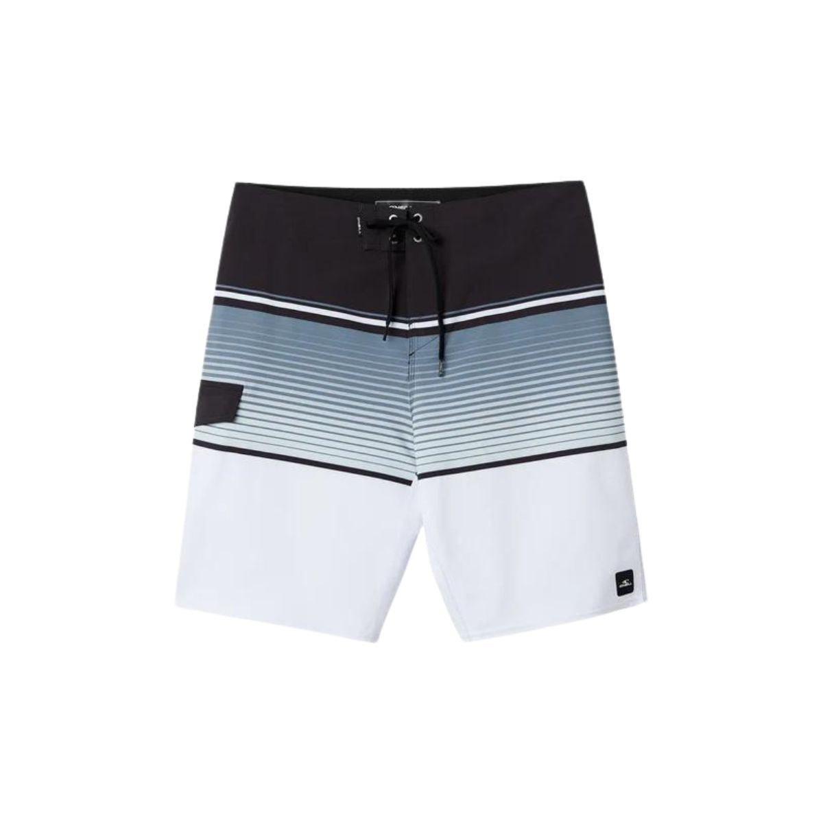 O'Neill Lennox Stripe 21" Boardshorts in White - BoardCo
