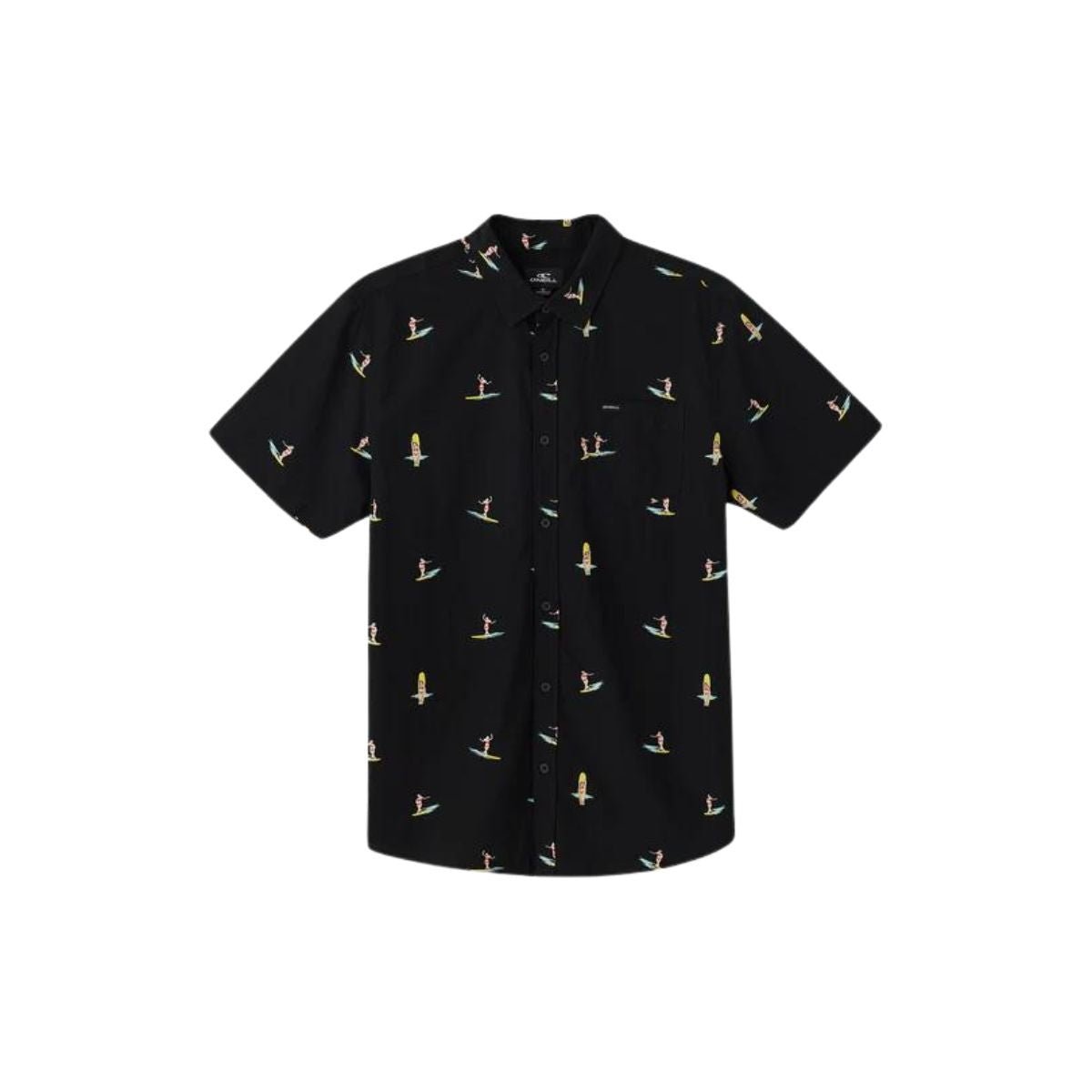O'Neill Oasis Eco SS Standard Shirt in Black - BoardCo