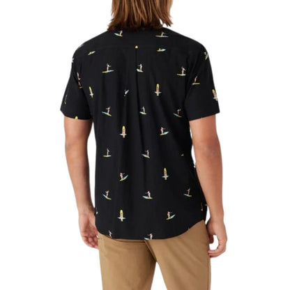 O'Neill Oasis Eco SS Standard Shirt in Black - BoardCo