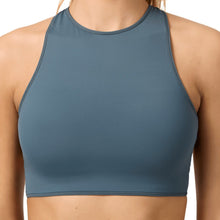 O'Neill Performance Surf Glenwood High Neck Bikini Top in Slate - BoardCo