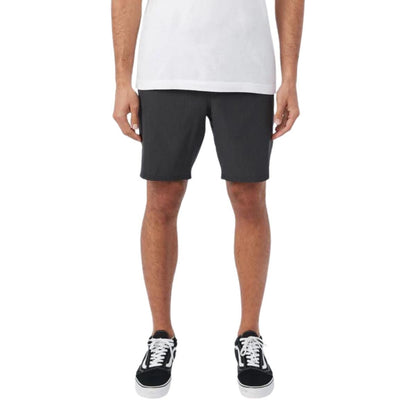 O'Neill Reserve E - Waist 18" Hybrid Shorts in Black - BoardCo