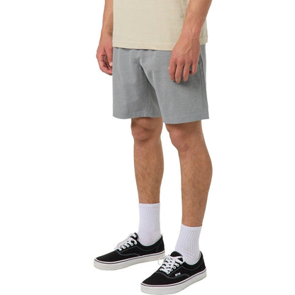O'Neill Reserve Light Check 19" Hybrid Boardshorts Dark Shadow - BoardCo