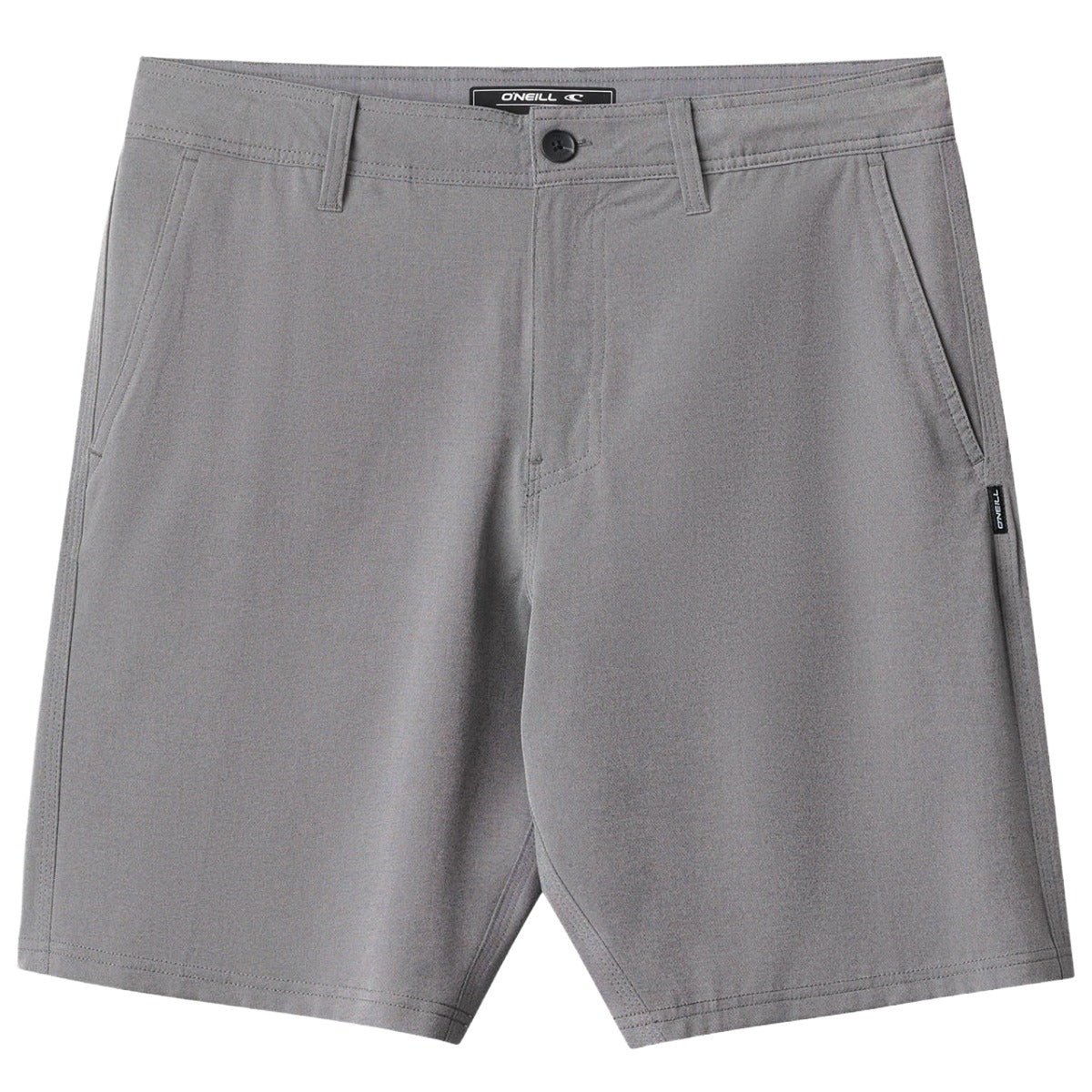 O'Neill Reserve Light Check 19" Hybrid Boardshorts Dark Shadow - BoardCo