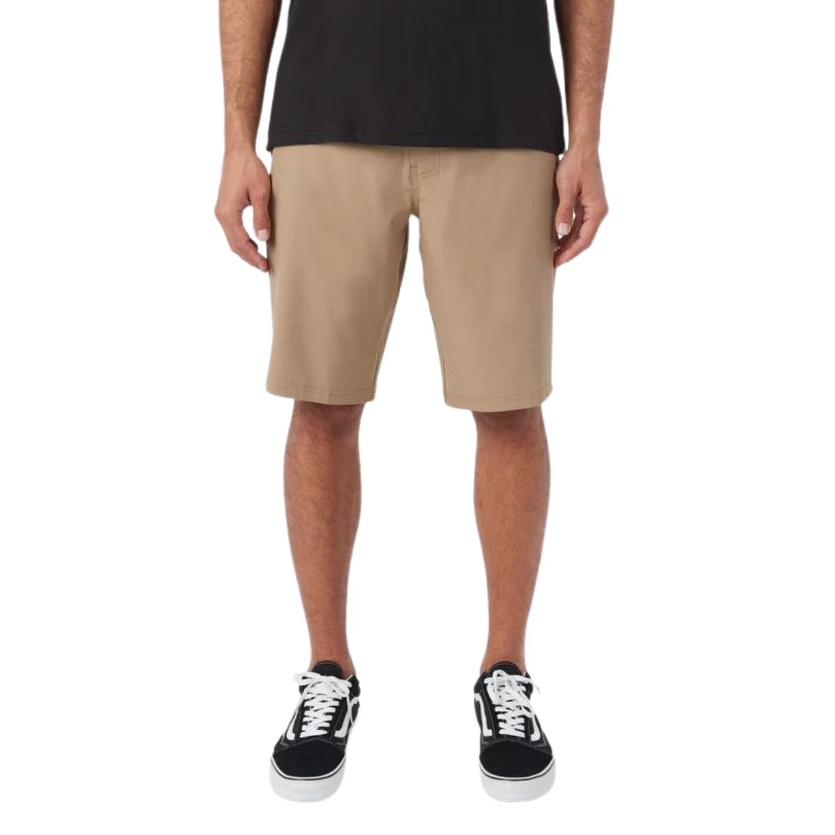 O'Neill Reserve Solid 21" Hybrid Shorts in Khaki - BoardCo