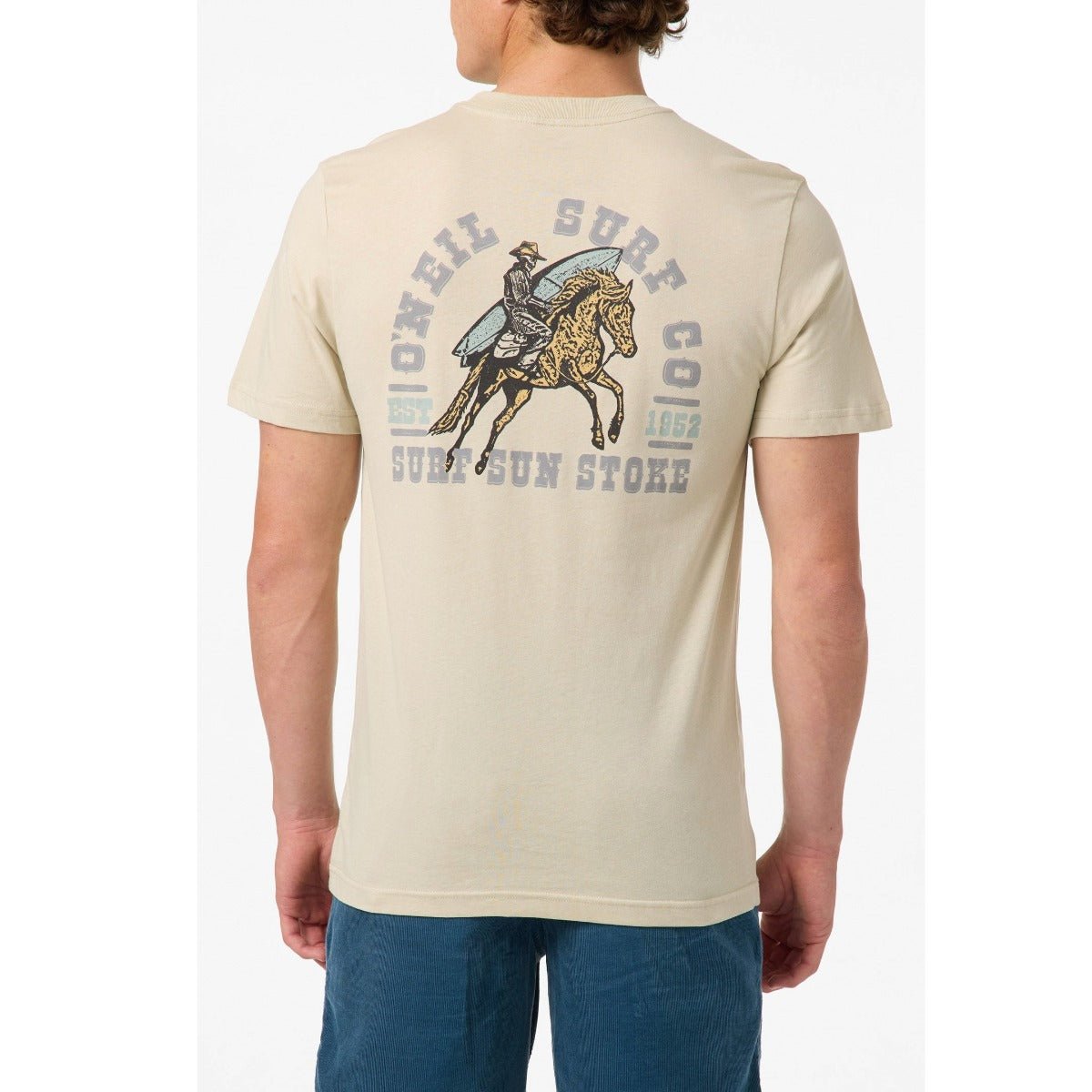 O'Neill Saddle Up Classic Tee in Light Khaki - BoardCo
