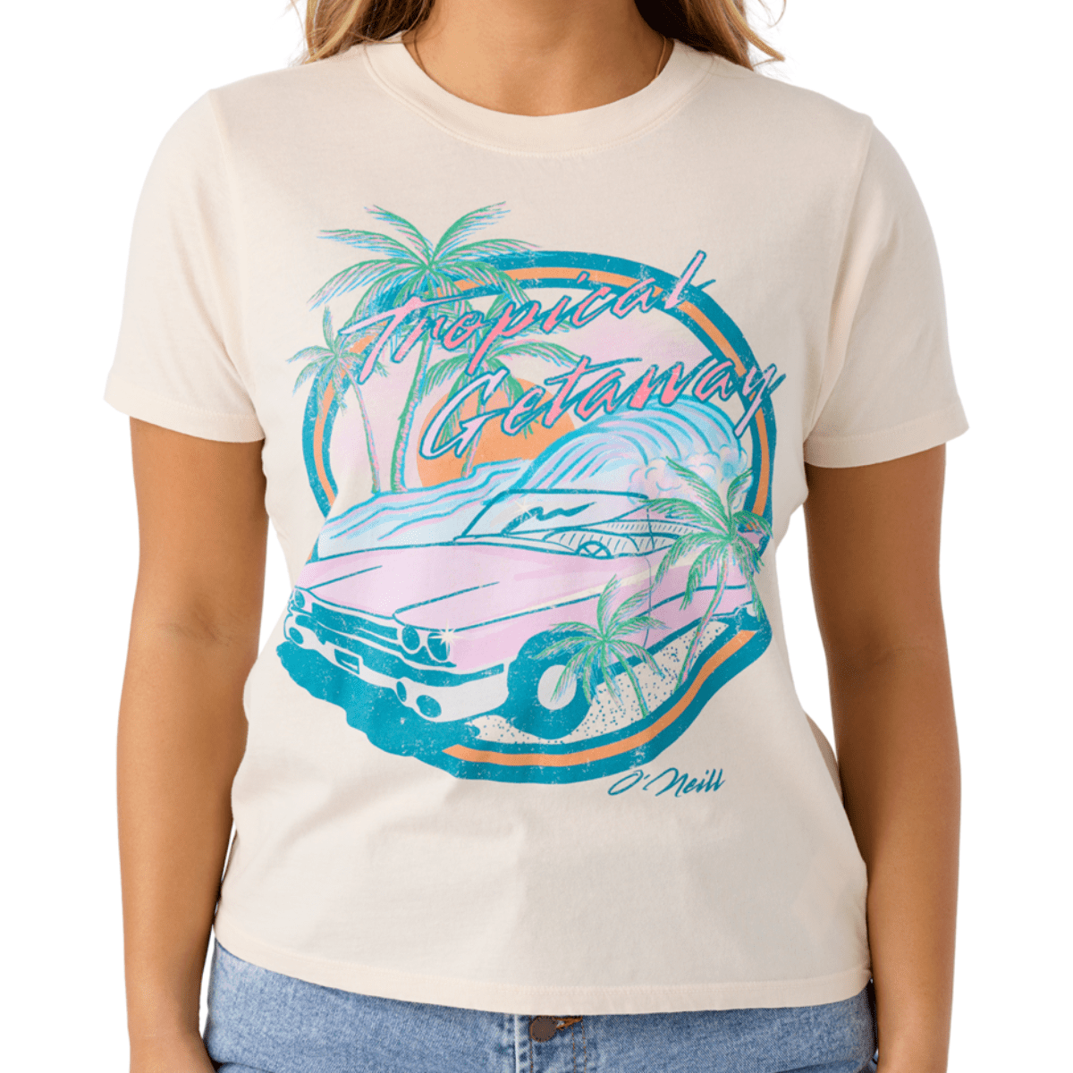 O'Neill Tropical Getaway Tee in Tapioca - BoardCo