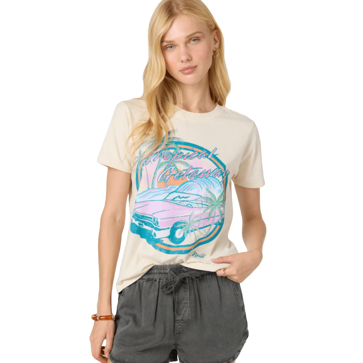 O'Neill Tropical Getaway Tee in Tapioca - BoardCo
