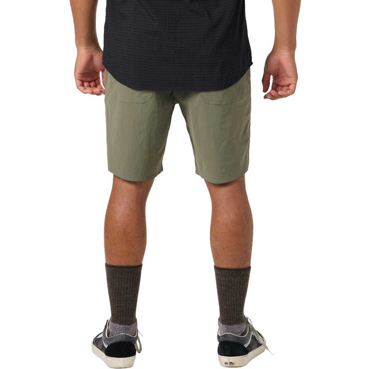 O'Neill TRVLR Halfback Hybrid Short in Dark Olive - BoardCo