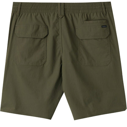 O'Neill TRVLR Halfback Hybrid Short in Dark Olive - BoardCo