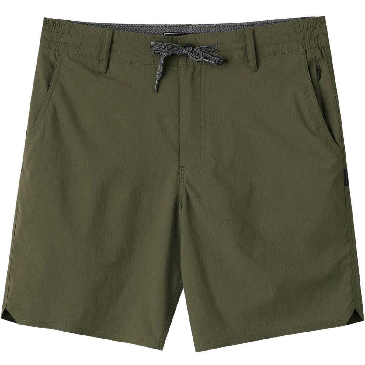 O'Neill TRVLR Halfback Hybrid Short in Dark Olive - BoardCo