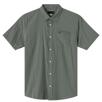 O'Neill TRVLR Perforated Standard Fit Shirt in Dark Olive - BoardCo