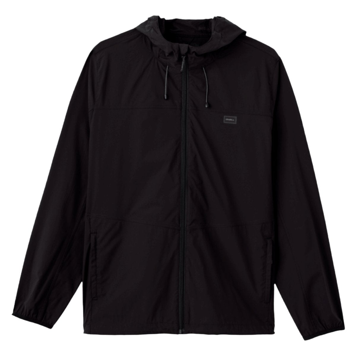 O'Neill TRVLR Stretch Windbreaker Jacket in Black - BoardCo