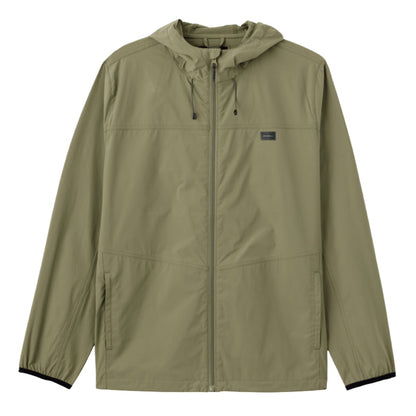 O'Neill TRVLR Stretch Windbreaker Jacket in Deep Lichen Green - BoardCo