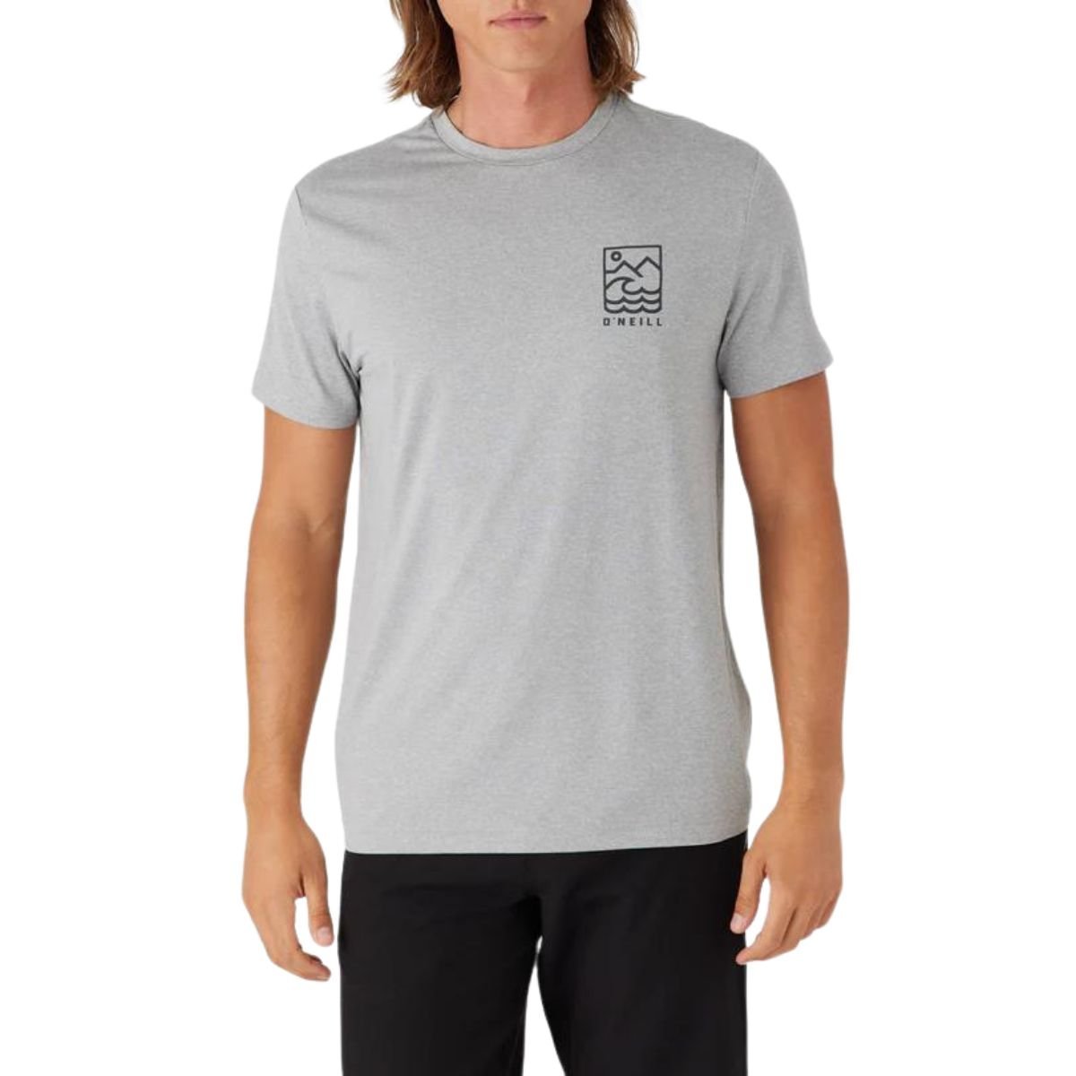 O'Neill TRVLR UPF Staple Tee in Heather Grey - BoardCo