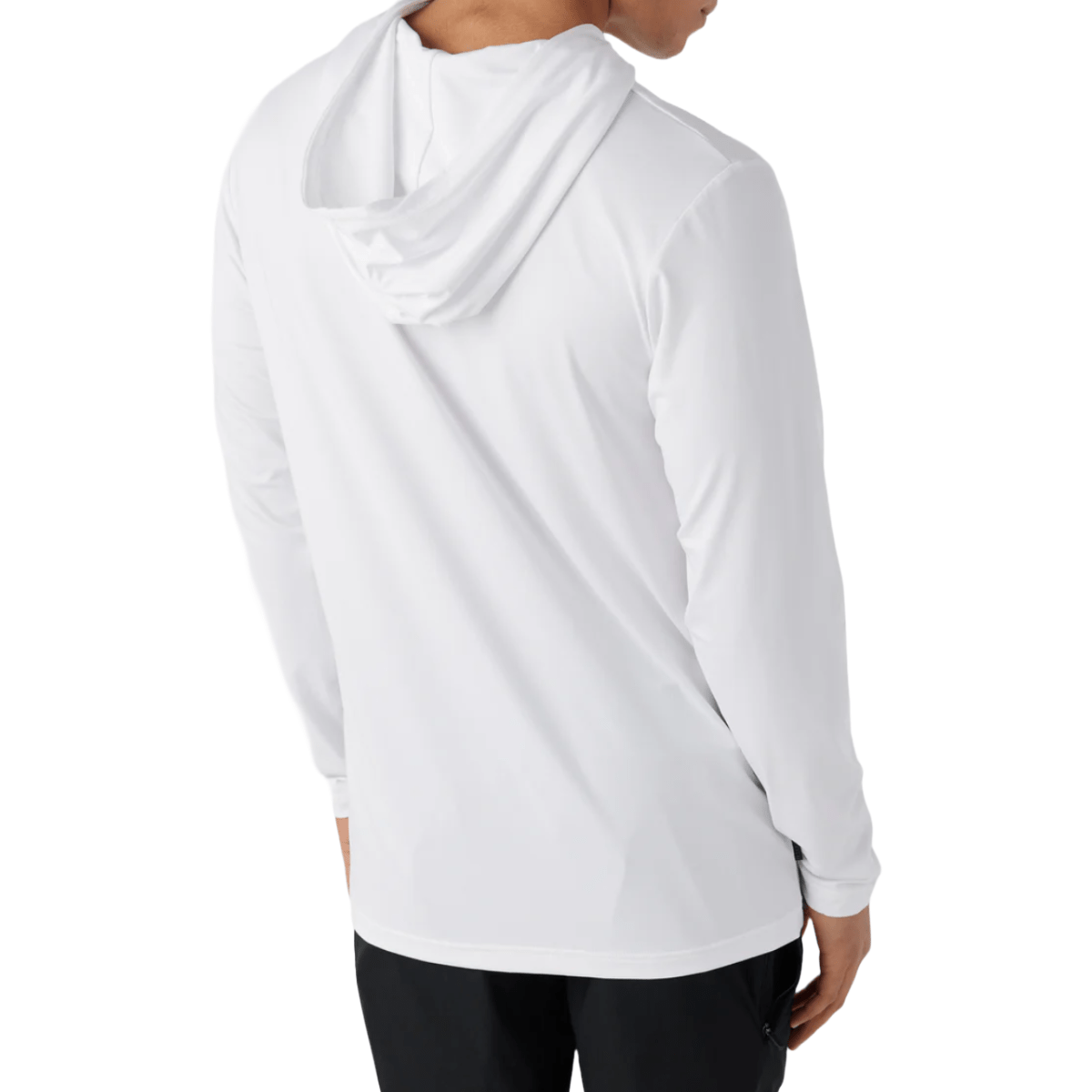 O'Neill TRVLR UPF Swell Hooded Long Sleeve in White - BoardCo