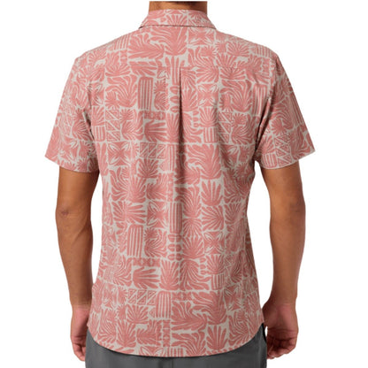 O'Neill UPF Slub Relaxed Woven Shirt in Light Khaki - BoardCo