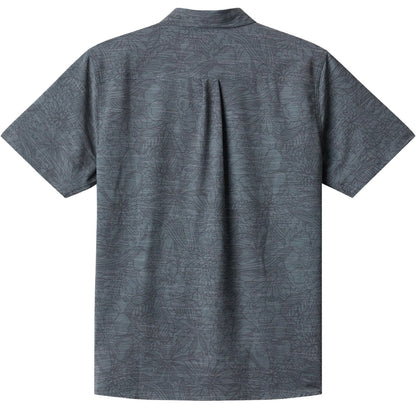 O'Neill UPF Slub Standard Short Sleeve Woven Shirt in Dark Shadow - BoardCo