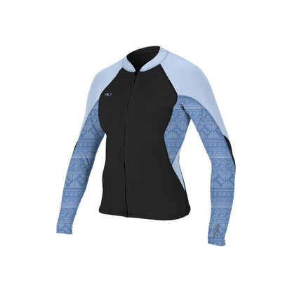 O'Neill Women's Bahia 1/0.5mm Full Zip Jacket in Tempsteel/Surf/Chambray - BoardCo