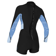 O'Neill Women's Bahia 2/1mm BZ Long Sleeve Surf Suit in Black/Surf/Chambray - BoardCo