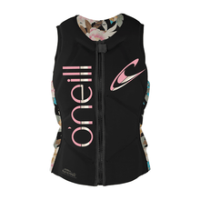 O'Neill Women's Slasher Comp Vest in Black/Mikah Floral - BoardCo