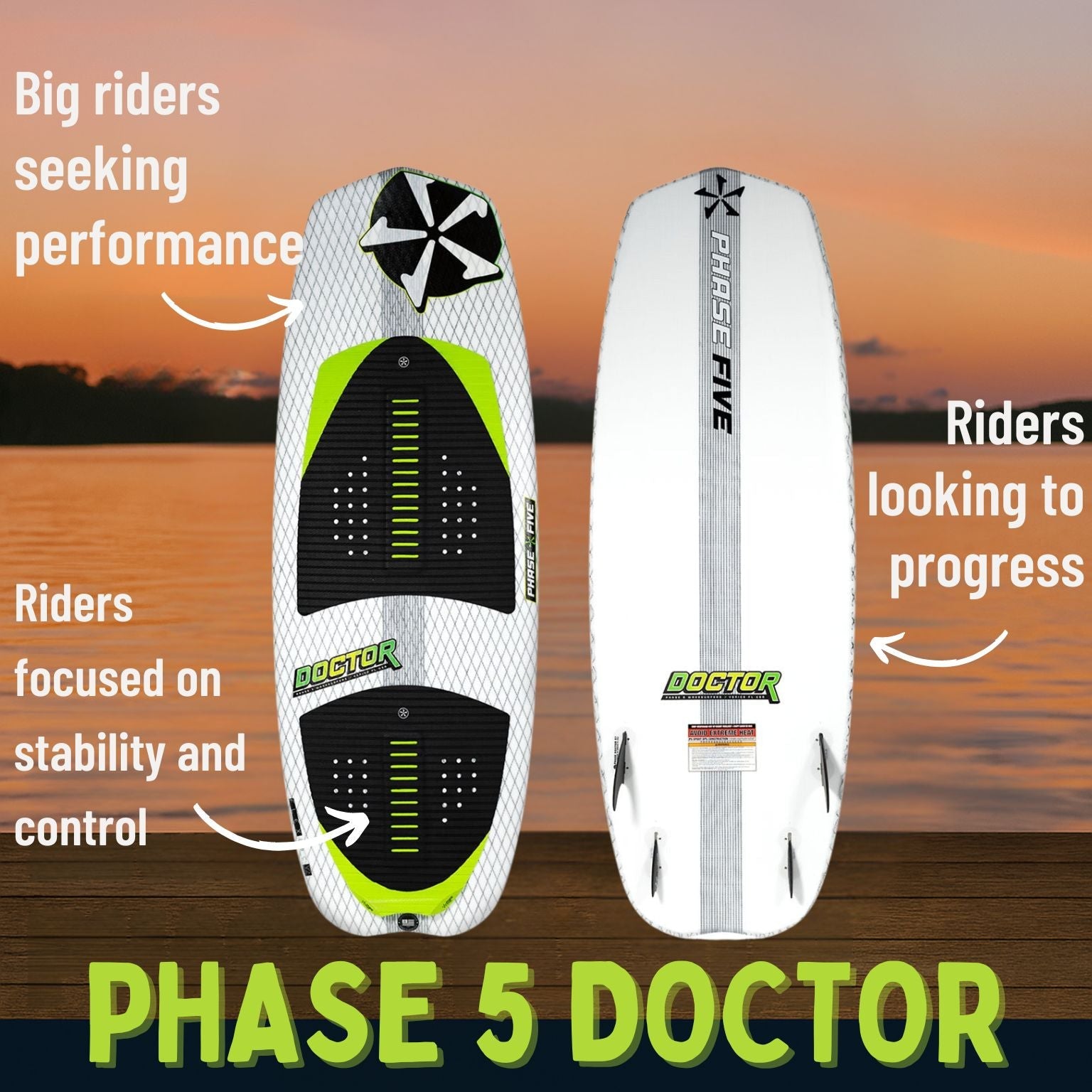 Phase 5 Doctor Wakesurf Board 2025 - BoardCo